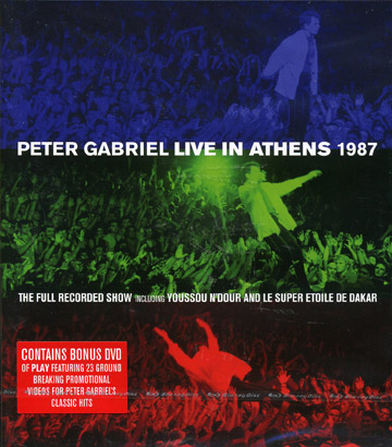 Peter Gabriel - Live In Athens 1987 (Blu-ray + DVD)