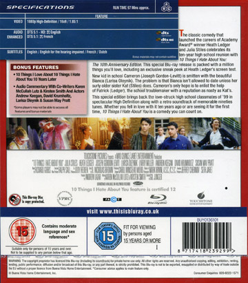 10 Things I Hate About You (ej svensk text) (Blu-ray) - 2