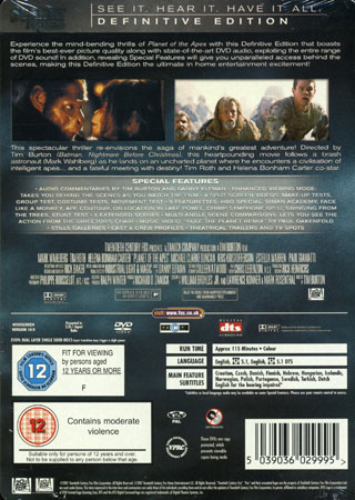 Planet of the Apes (2001) (Steelbook) (2-disc) - 2