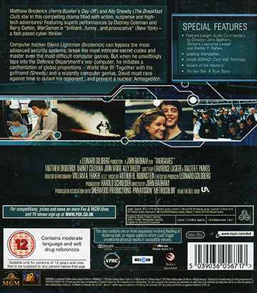 Wargames (ej svensk text) (Blu-ray) - 2