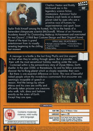 Planet of the Apes (1968) (Bok + DVD) - 2