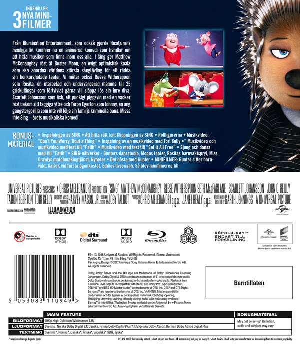 Sing (Blu-ray) - 2