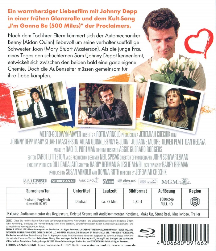 Benny & Joon (ej svensk text) (Blu-ray) - 2