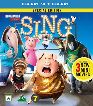 Sing (Real 3D + Blu-ray)