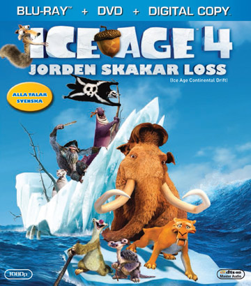 Ice Age 4 - Jorden Skakar Loss (Blu-ray + DVD) (Begagnad)