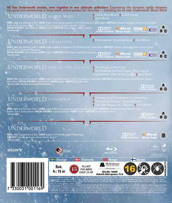 Underworld 1-5 Box (Blu-ray) - 2