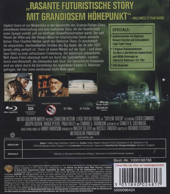 Soylent Green (ej svensk text) (Blu-ray) - 2