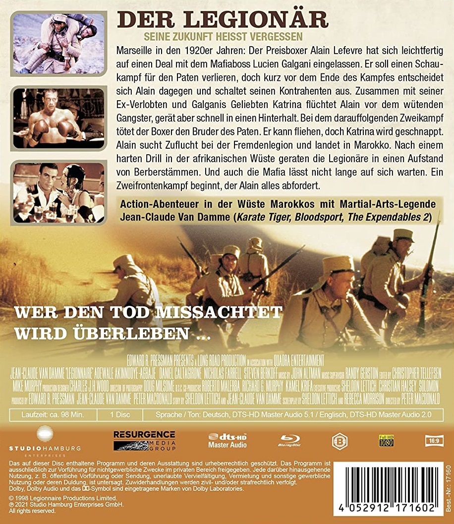 Legionnaire (ej svensk text) (Blu-ray) - 2