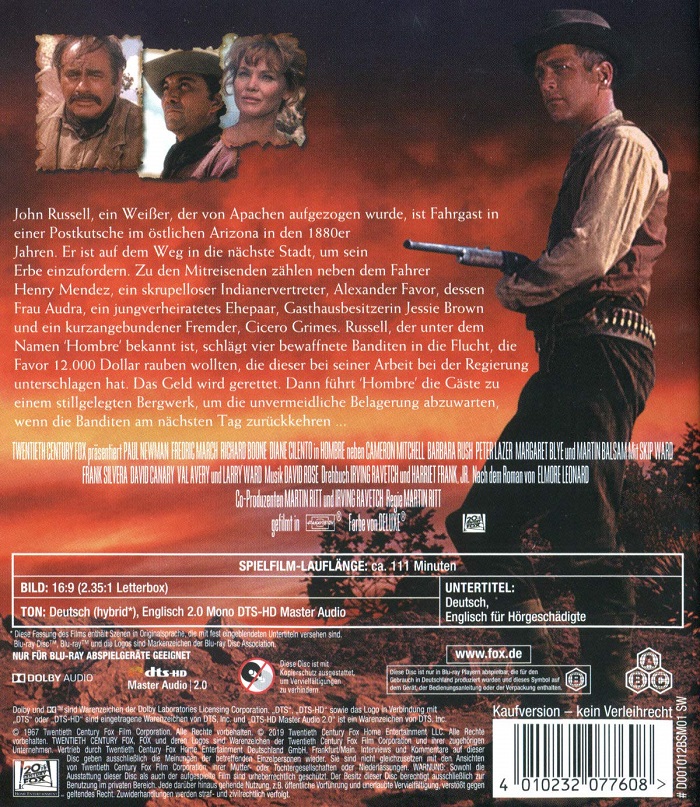Hombre (ej svensk text) (Blu-ray) - 2