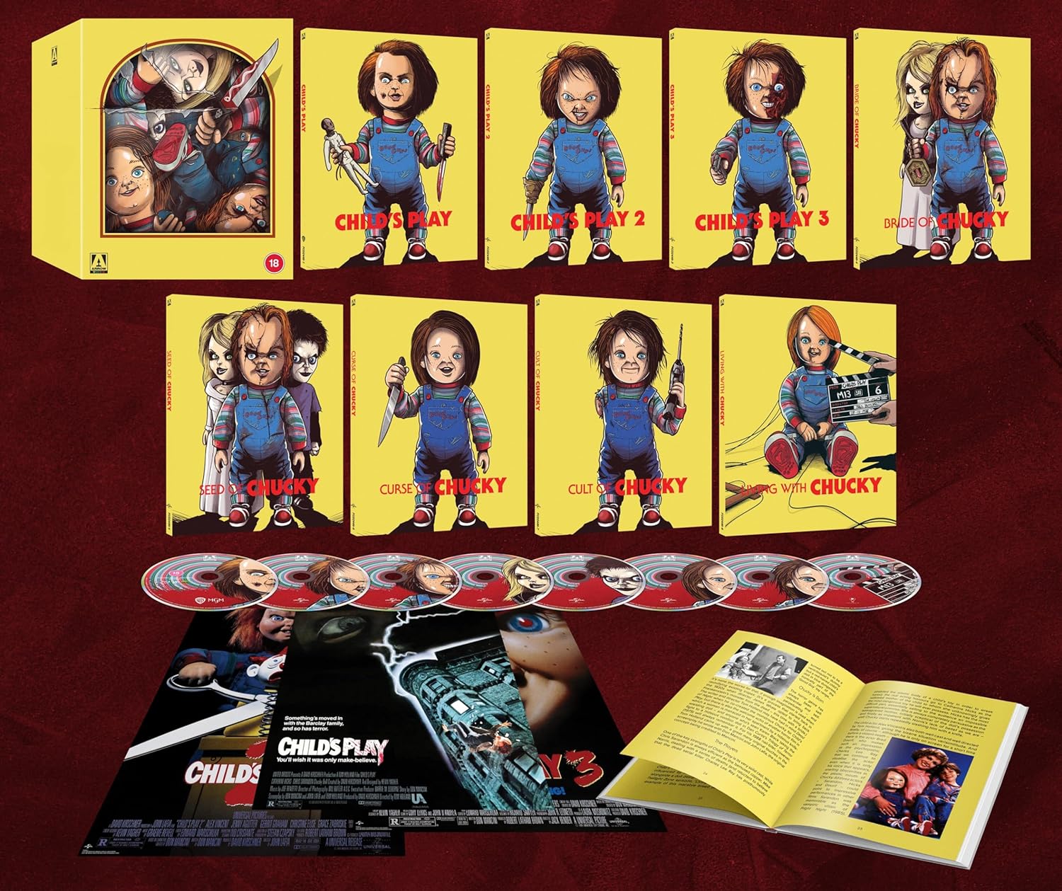 Child's Play 1 to 3 / Bride / Seed / Curse / Cult Of Chucky / Living With Chucky (Limited Edition) (ej svensk text) (Blu-ray) - 4
