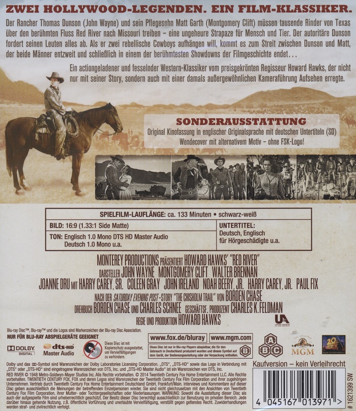 Red River (ej svensk text) (Blu-ray) - 2
