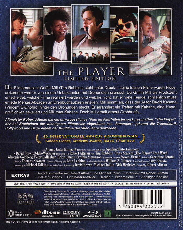 Player (ej svensk text) (Blu-ray) - 2