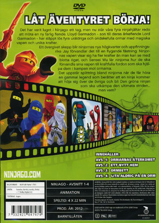 LEGO Ninjago: Masters of Spinjitzu - Avsnitt 1-4 - 2