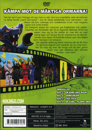 LEGO Ninjago: Masters of Spinjitzu - Avsnitt 5-8 - 2