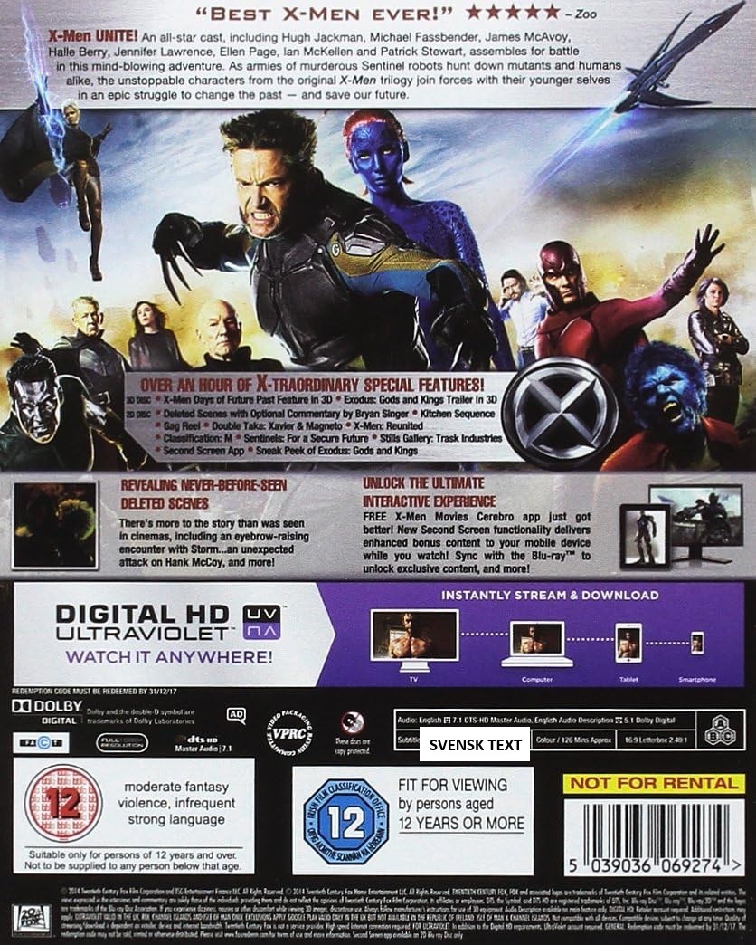 X-Men - Days of Future Past (Real 3D + Blu-ray) - 2