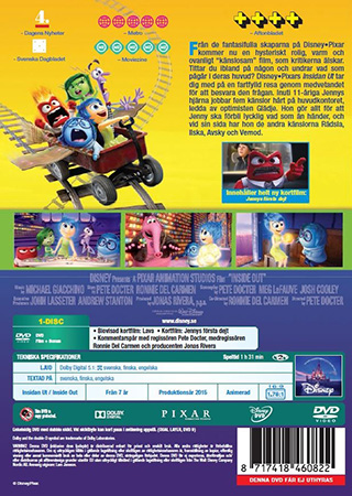 Disney Pixar Klassiker 15 - Insidan Ut - 2