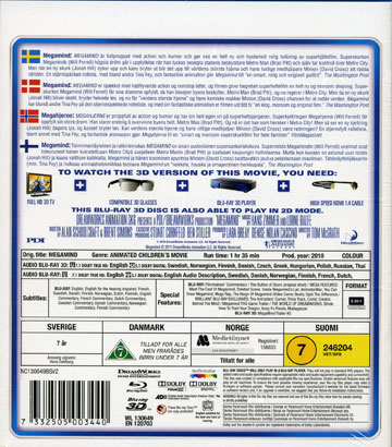 Megamind (Real 3D + Blu-ray) - 2