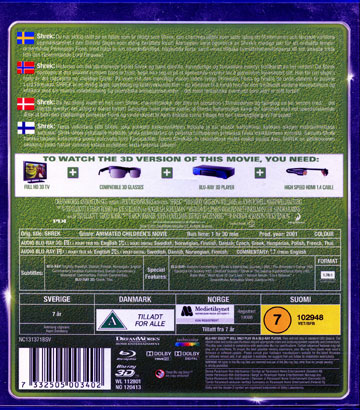Shrek (Real 3D + Blu-ray) - 2