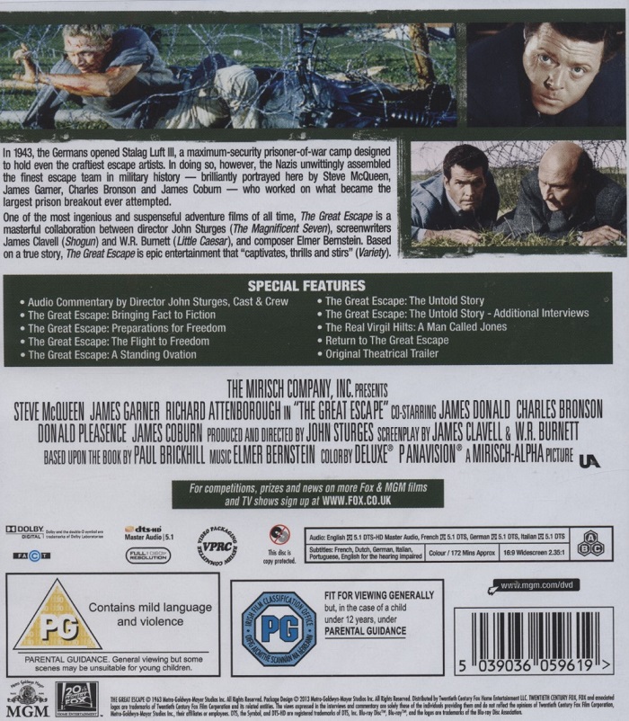Great Escape (ej svensk text) (Blu-ray) - 2