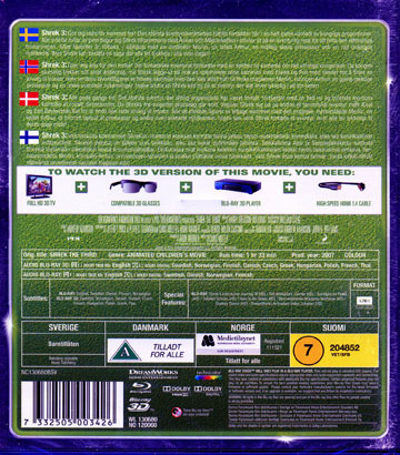 Shrek the Third (Real 3D + Blu-ray) - 2