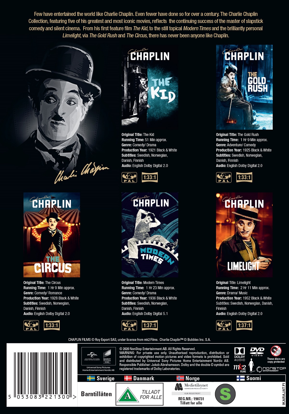 Charlie Chaplin Collection (5-disc) - 2