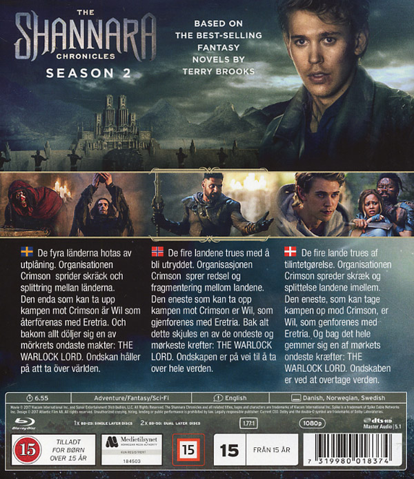 Shannara Chronicles - Säsong  2 (Blu-ray) - 2