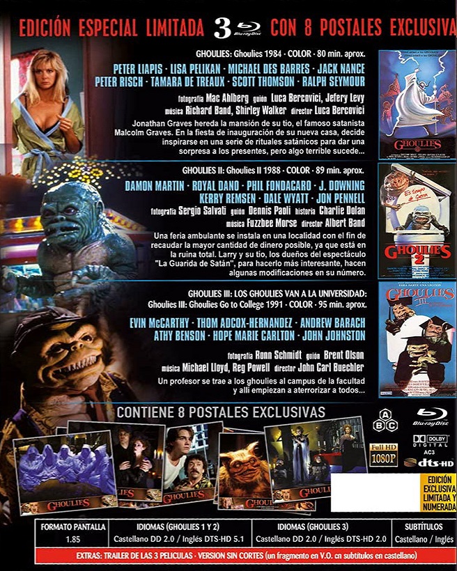 Ghoulies 1-3 (Limited Edition) (ej svensk text) (Blu-ray) - 2