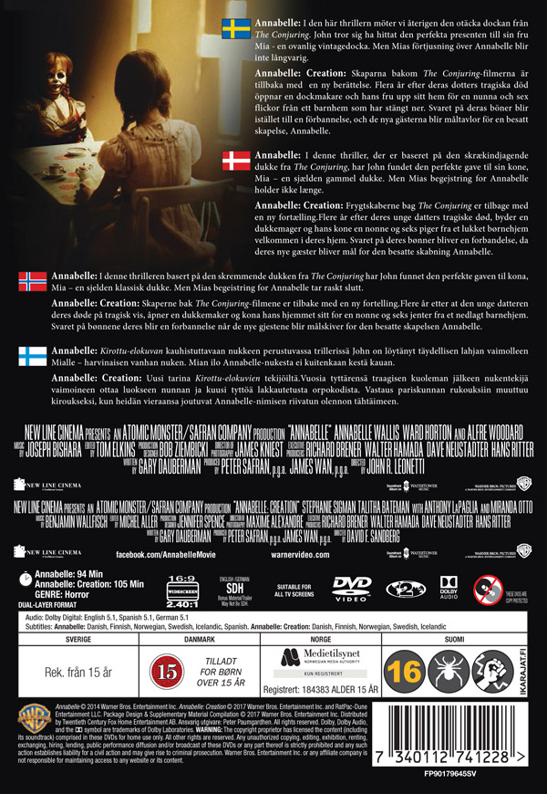 Annabelle - 2 Film Collection (2-disc) - 2