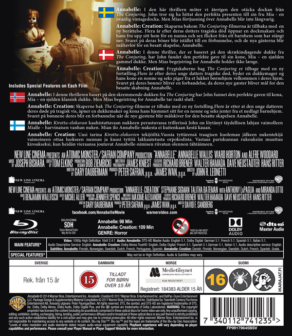 Annabelle - 2 Film Collection (2-disc) - 2