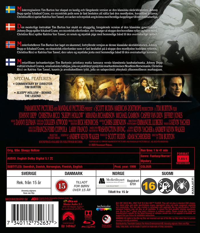 Sleepy Hollow (Blu-ray) - 2