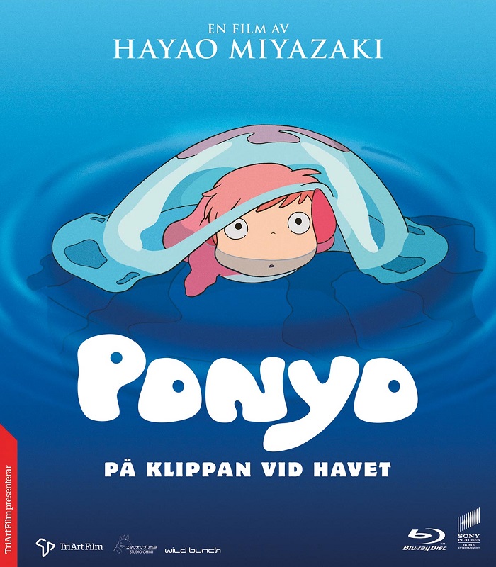 Ponyo På Klippan Vid Havet (Blu-ray)