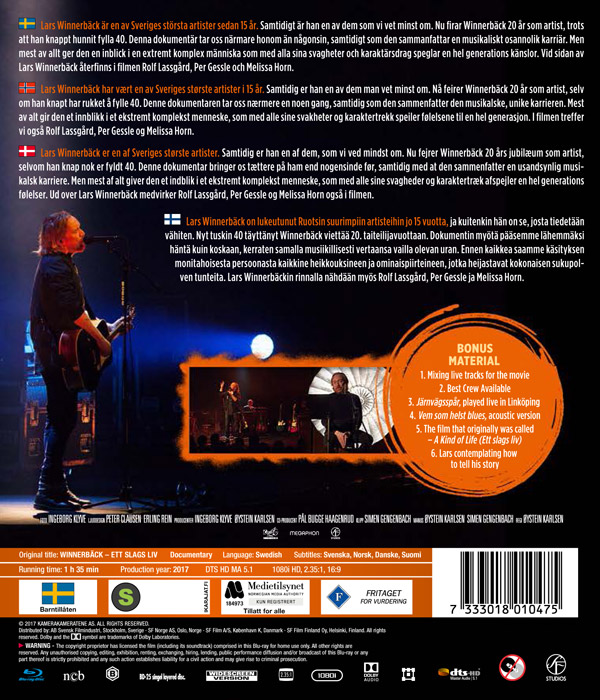 Winnerbäck - Ett Slags Liv (Blu-ray) - 2