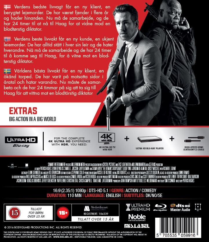 Hitman's Bodyguard (4K Ultra HD Blu-ray) - 2
