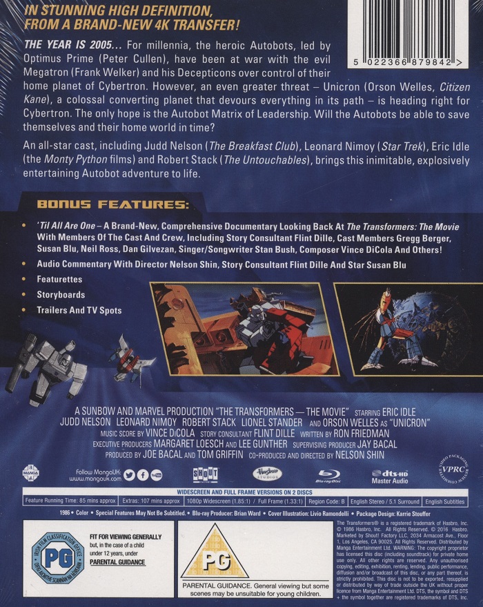 Transformers - The Movie (ej svensk text) (Blu-ray) - 2