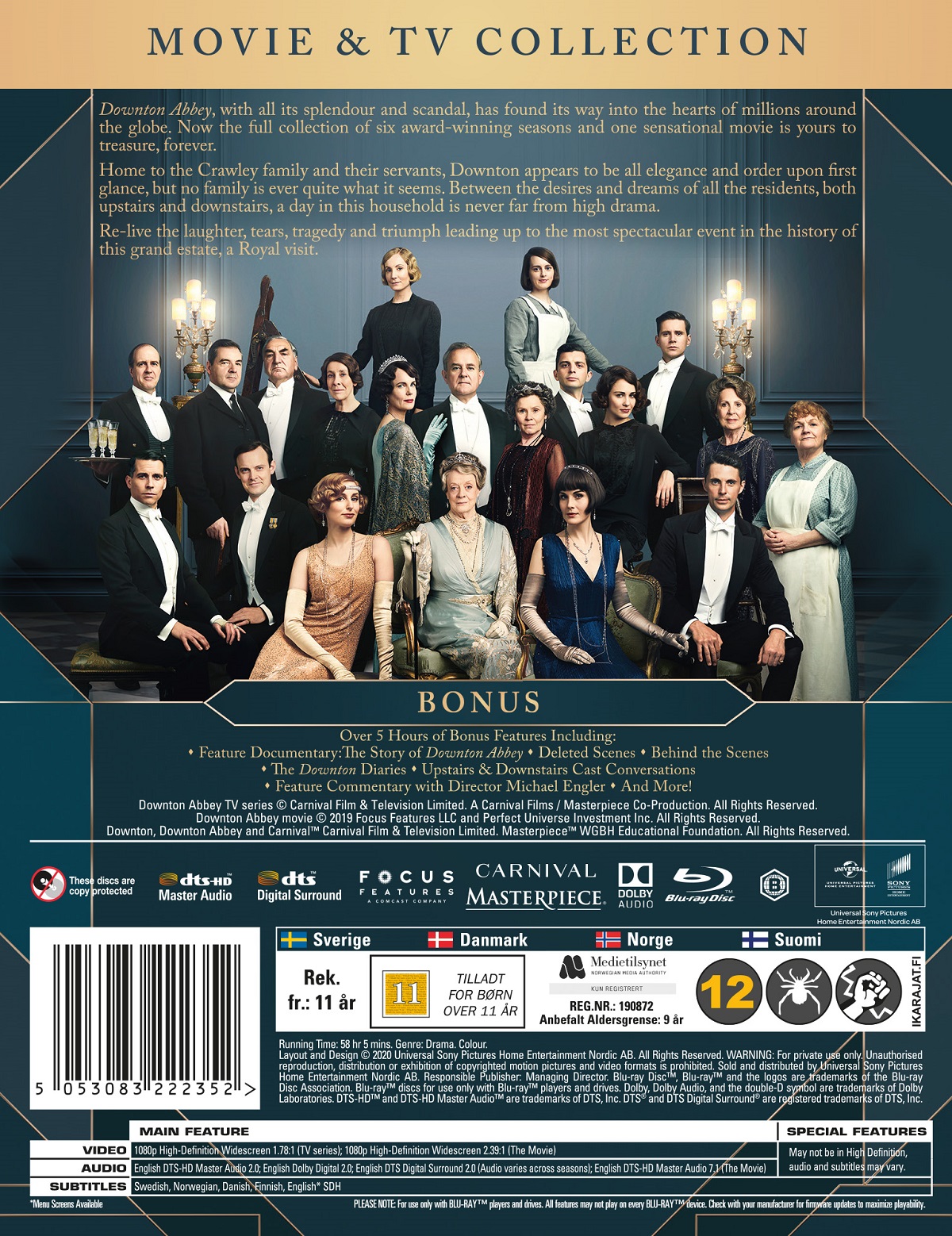 Downton Abbey - Movie + Säsong 1-6 (23-disc) (Blu-ray) - 2