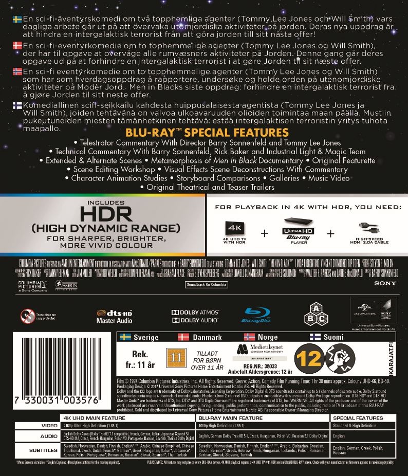 Men In Black (4K Ultra HD Blu-ray) - 2