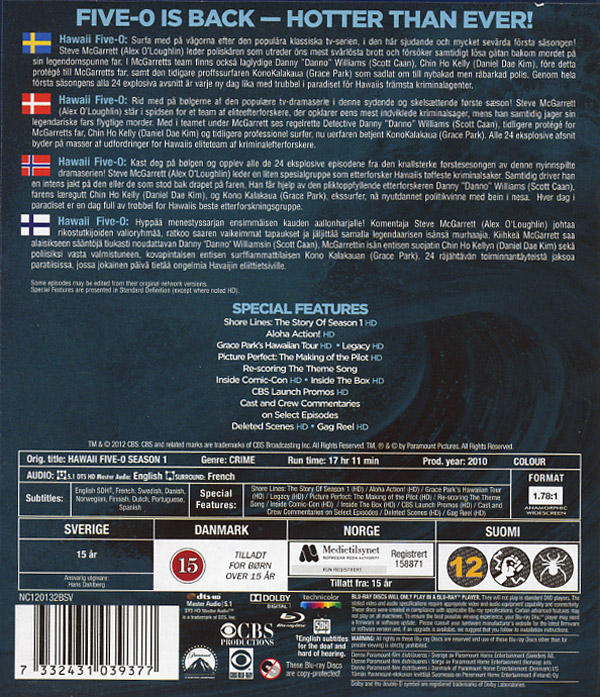 Hawaii Five-0 - Säsong 1 (2010) (Blu-ray) - 2