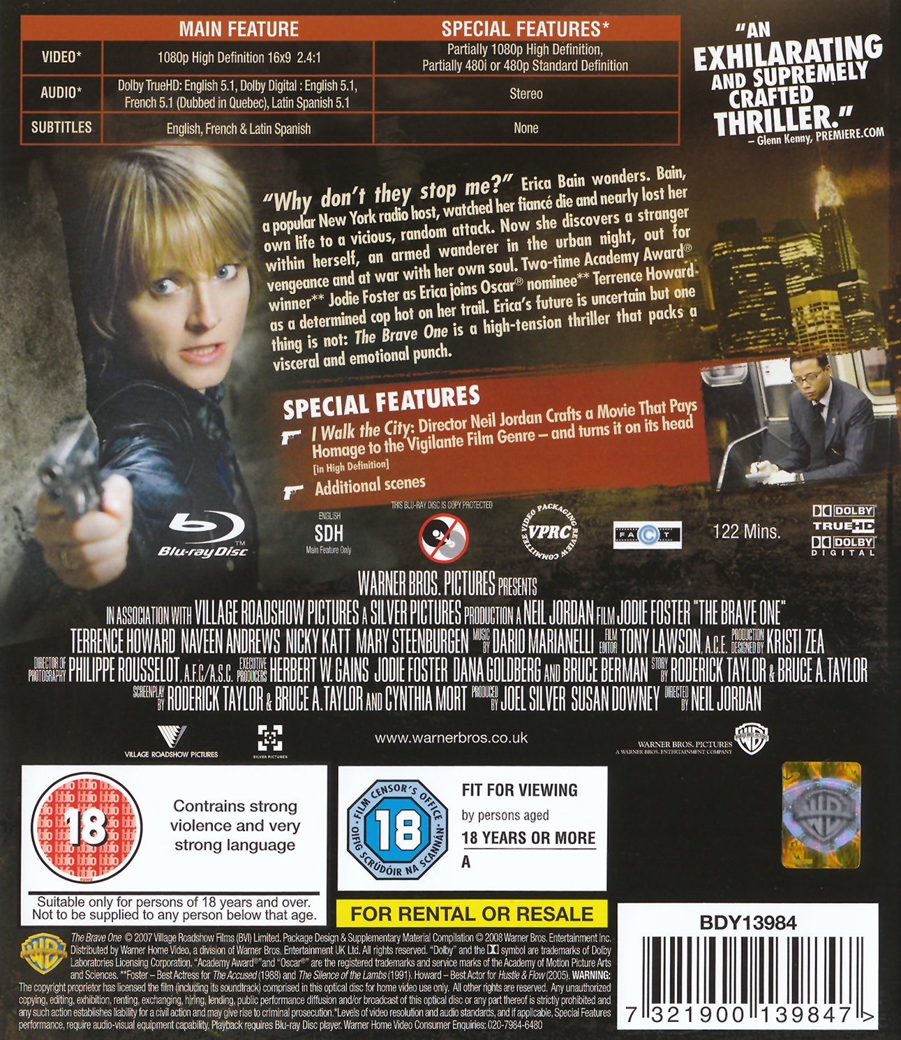 Brave One (ej svensk text) (Blu-ray) - 2