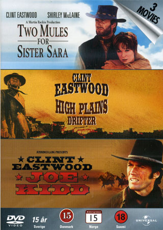 Two Mules For Sister Sara / High Plains Drifter / Joe Kidd (3-disc) (Begagnad)