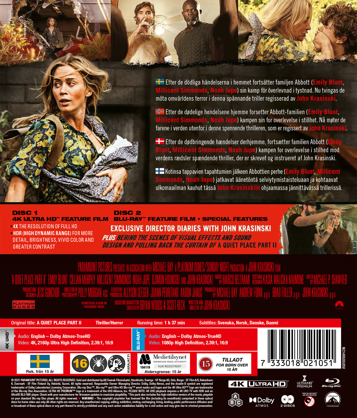 A Quiet Place Part II (4K Ultra HD Blu-ray + Blu-ray) - 2
