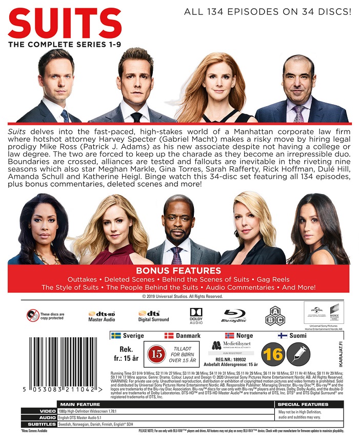 Suits - Säsong 1-9 (Blu-ray) - 2