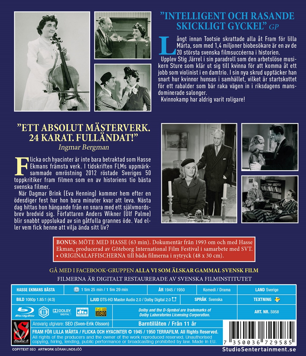 Fram För Lilla Märta / Flicka Och Hyacinter (Blu-ray) - 2