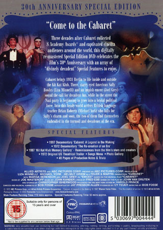 Cabaret - Special Edition (ej svensk text) - 2