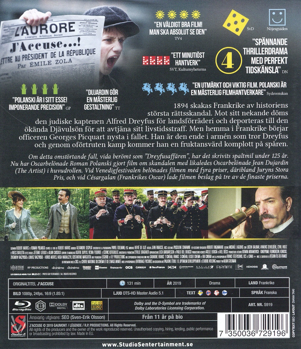 En Officer Och En Spion (Blu-ray) - 2