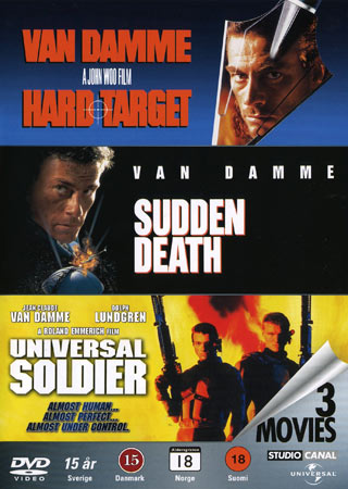 Hard Target / Sudden Death / Universal Soldier (3-disc)