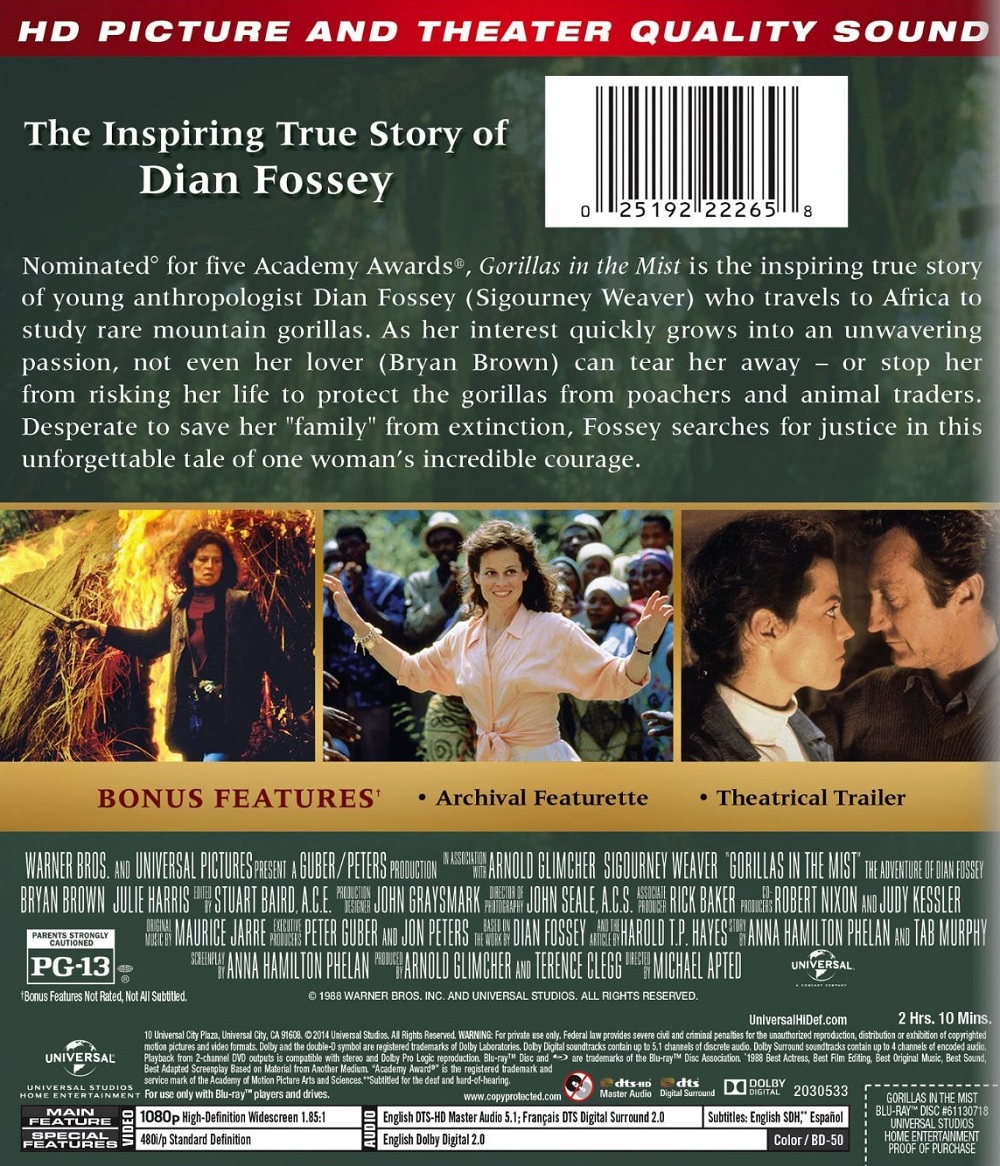 De Dimhöljda Bergens Gorillor (ej svensk text) (Blu-ray) - 2