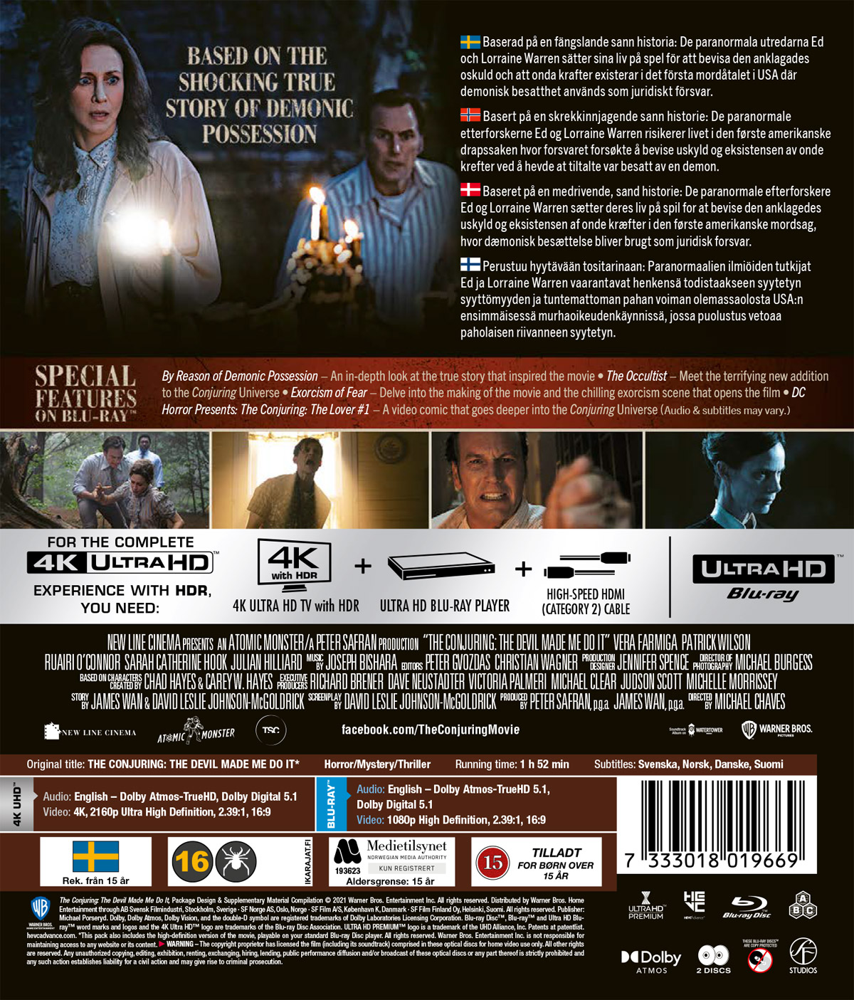 Conjuring 3 - The Devil Made Me Do It (4K Ultra HD + Blu-ray) - 2