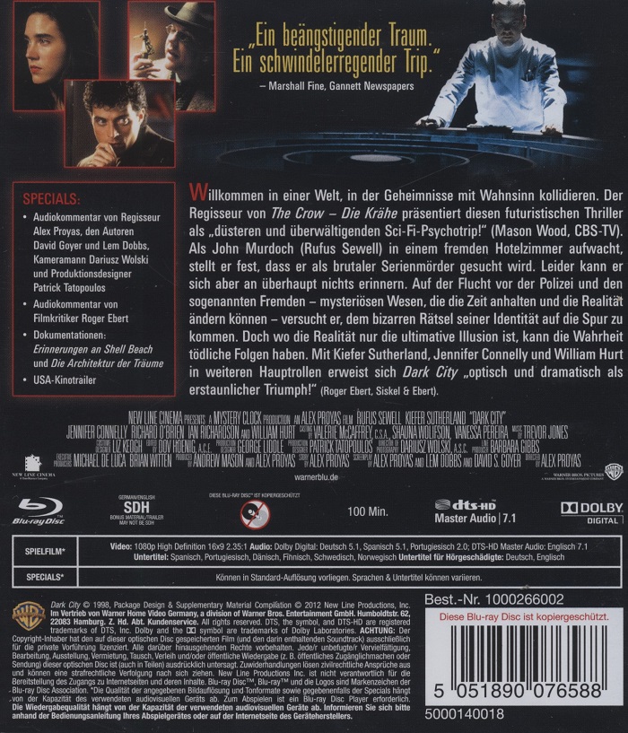 Dark City (Blu-ray) - 2