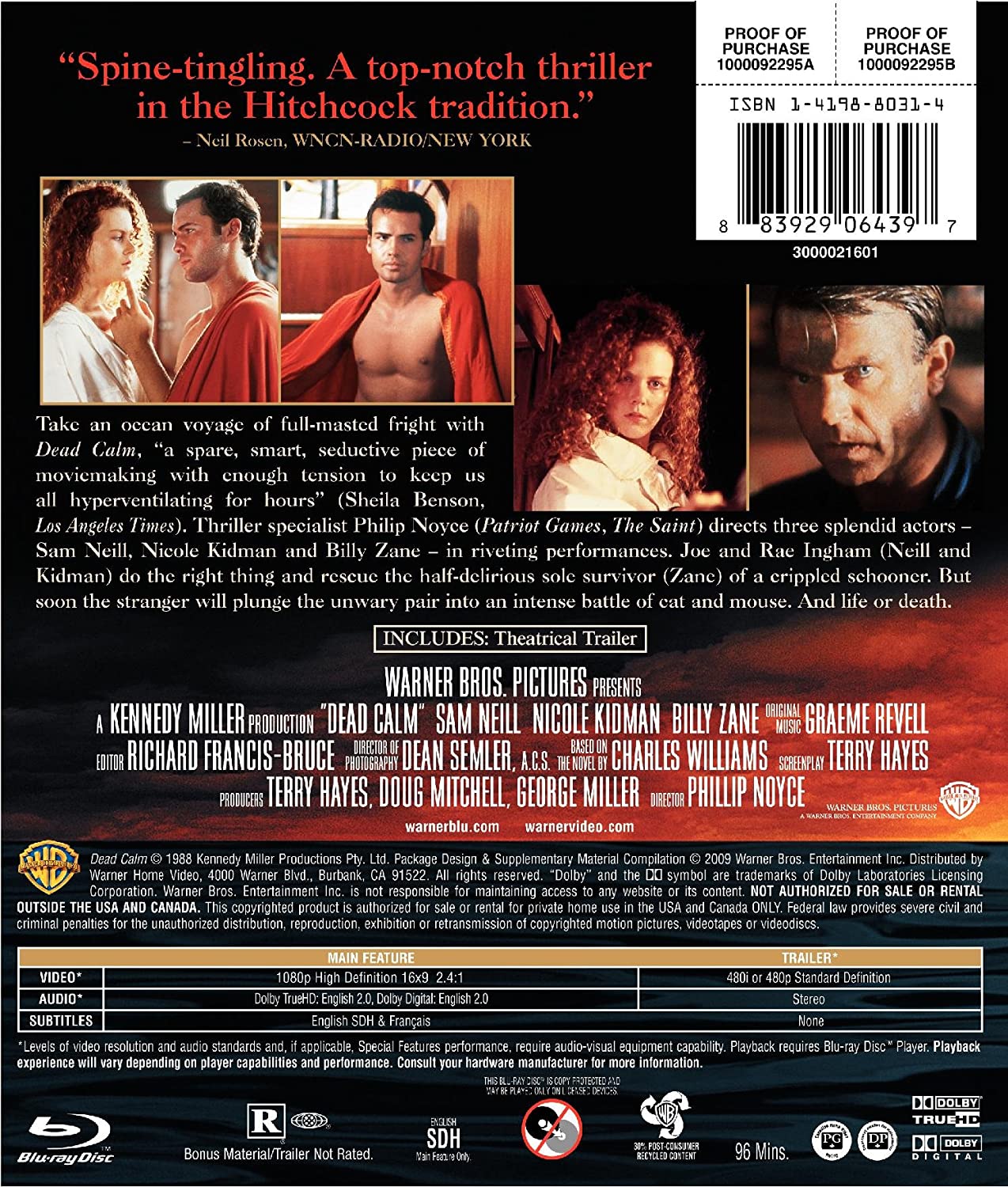 Dead Calm (ej svensk text) (Blu-ray) - 2