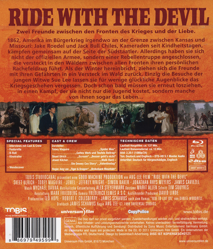 Ride With the Devil (ej svensk text) (Blu-ray) - 2